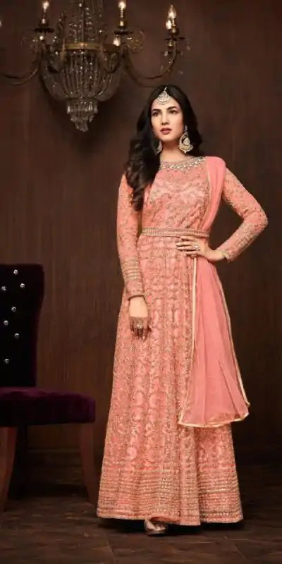 FC Maisha 1103 Light Orange Color Vaishnavi Net Embroidery Sharara Suit Wedding, Party, Festive Expected Delivery 4-6 Working Days  @2599/- | Casual Suits, Jump Suits, Salwar suit, Creative suits, Designer Suits, Palazzo Suits, Party Wear Suits, Patiala Suits, Straight Suits