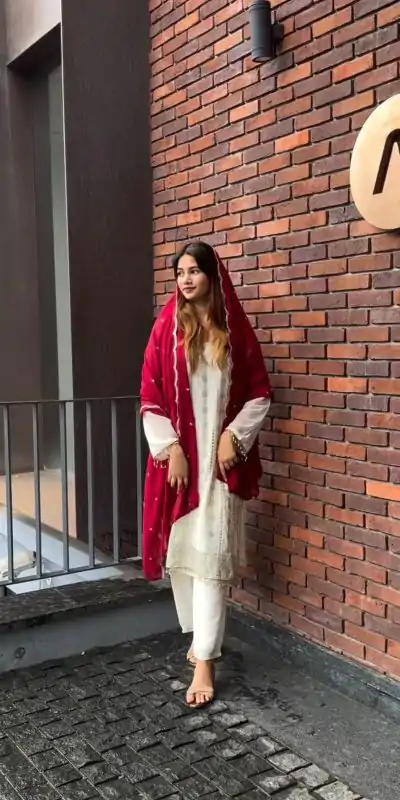AD 170 White Color Georgette Embroidery Work Sharara Suit Casual, Wedding, Party, Festive, Events Etc. Expected Delivery 4-6 Working Days @1999/- | Casual Suits, Jump Suits, Salwar suit, Creative suits, Designer Suits, Palazzo Suits, Party Wear Suits, Patiala Suits, Straight Suits