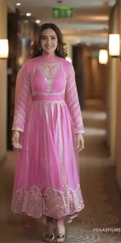 NF 817 Pink Color Georgette Sequence Embroidery Anarkali Suit Casual, Wedding, Party, Festive, Events . Expected Delivery  4-6 Working Days @2099 | Anarkali Suits, Bollywood Anarkali, Creative-Anarkali, Designer Anarkali, Embroidered Anarkali, Party Wear Anarkali