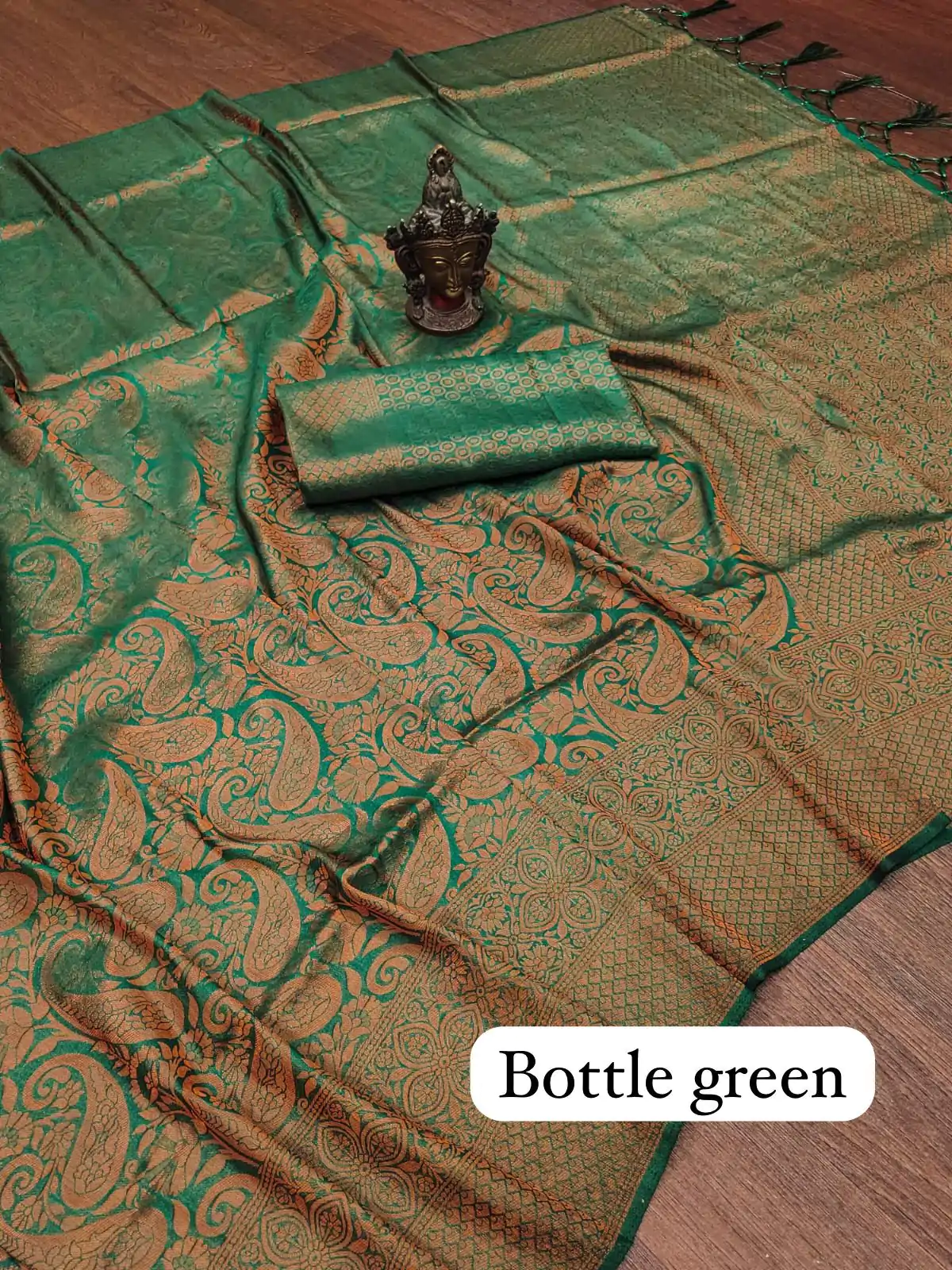 GK Kubera Bottle Green Color Soft Silk Beautiful Rich Pallu All Over Saree Events Casual Wedding Festive . Expected Delivery  4-6 Working Days @1699/- | Designer Sarees, Sarees, Bollywood Sarees, Creative Sarees, Embroidered Sarees, Ethnic Saree, Modern Digital sarees, Party Wear Sarees