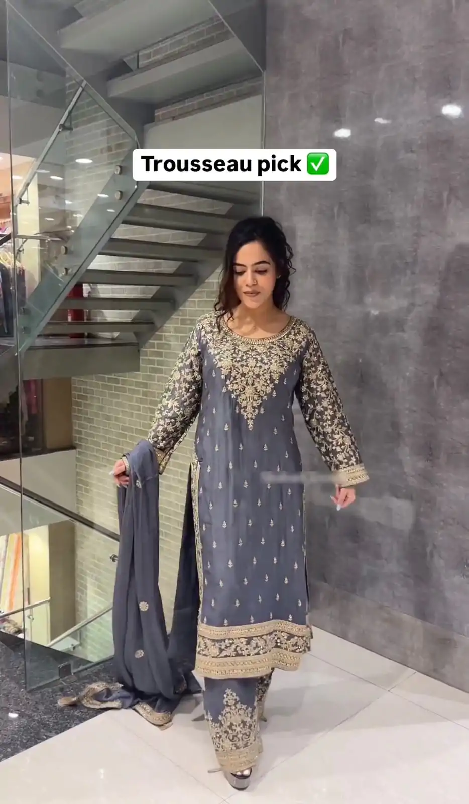 SSR 477 Cement Color Chinnon Silk Embroidery Sequence Salwar Suit Wedding, Party, Festive, Events Expected Delivery 4-6 Working Days @ 2099/- | Casual Suits, Jump Suits, Salwar suit, Creative suits, Designer Suits, Palazzo Suits, Party Wear Suits, Patiala Suits, Straight Suits