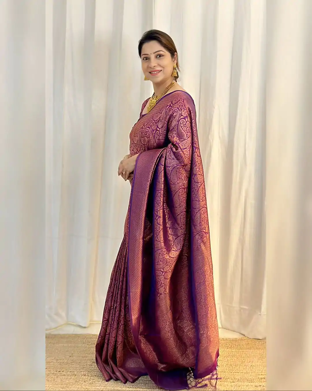 GK Kubera Purple Color Soft Silk Beautiful Rich Pallu All Over Saree Events Casual Wedding Festive . Expected Delivery  4-6 Working Days @1699/- | Designer Sarees, Sarees, Bollywood Sarees, Creative Sarees, Embroidered Sarees, Ethnic Saree, Modern Digital sarees, Party Wear Sarees