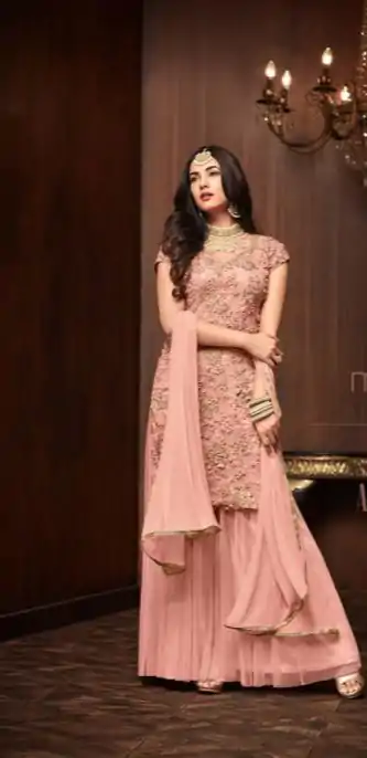 FC Maisha 1103 White Color Football Net Embroidery Sharara Suit Wedding, Party, Festive Expected Delivery 4-6 Working Days  @2099/- | Casual Suits, Jump Suits, Salwar suit, Creative suits, Designer Suits, Palazzo Suits, Party Wear Suits, Patiala Suits, Straight Suits