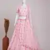 RC 261 Pink Color Heavy Georgette Embroidery Sequins Lehenga Choli Casual, Party Wedding, Festive, Events Etc. Delivery  4-6 Working Days 3099/- | Lehenga, Bollywood Lehenga, Creative Lehenga, Designer Lehenga, Embroidered Lehenga, Party Wear Lehenga