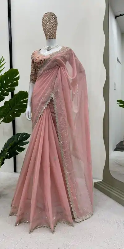KD 497 Peach Color Tabby Silk Thread Sequence Salwar Suit Casual, Party, Wedding, Festive, Events Etc. Expected Delivery 4-6 Working Days @2049/- | Casual Suits, Salwar suit, Creative suits, Designer Suits, Palazzo Suits, Party Wear Suits, Patiala Suits, Straight Suits