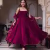 SRK 5128 Purple Color Heavy Faux Georgette With Fully Flair Salwar Suit Wedding, Party, Festive, Events Expected Delivery 4-6 Working Days @ 1899/- | Casual Suits, Jump Suits, Salwar suit, Creative suits, Designer Suits, Palazzo Suits, Party Wear Suits, Patiala Suits, Straight Suits