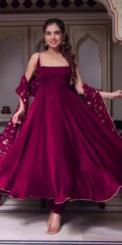SRK 5128 Purple Color Heavy Faux Georgette With Fully Flair Salwar Suit Wedding, Party, Festive, Events Expected Delivery 4-6 Working Days @ 1899/- | Casual Suits, Jump Suits, Salwar suit, Creative suits, Designer Suits, Palazzo Suits, Party Wear Suits, Patiala Suits, Straight Suits