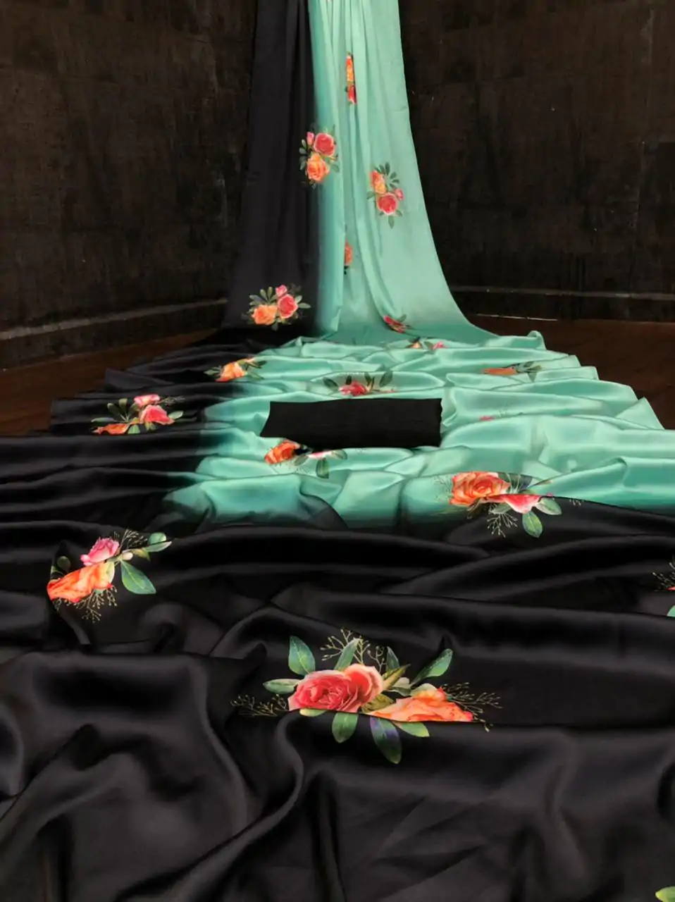 Veechis FLORAL Blue Color Heavy Devsena Soft Silk Beautiful Digital Printed Saree Casual, Party Festive, Events. Expected Delivery 4-6 Working Days @1499 | Designer Sarees, Embroidered Sarees, Sarees, Bollywood Sarees, Creative Sarees, Modern Digital sarees, Party Wear Sarees