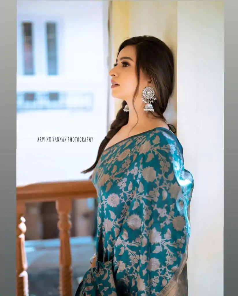 DDF RIYA Blue Color Soft Lichi Silk Ordinary Design Rich Pallu Saree Casual, Party Wear, Events, Festivals Expected Delivery 4-6 Working @1499 | Designer Sarees, Embroidered Sarees, Sarees, Bollywood Sarees, Creative Sarees, Ethnic Saree, Modern Digital sarees, Party Wear Sarees