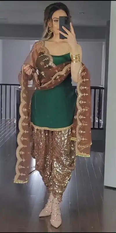 MF 245 Green Color Faux Georgette Embroidery Salwar Suit Wedding, Party, Festive, Events Etc. Expected 4-6 Working Days @2099/- | Casual Suits, Salwar suit, Creative suits, Designer Suits, Palazzo Suits, Party Wear Suits, Patiala Suits, Straight Suits