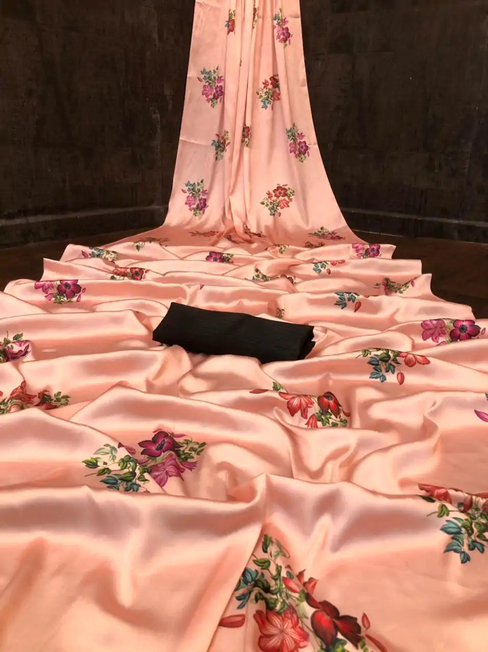 Veechis FLORAL Orange Color Heavy Devsena Soft Silk Beautiful Digital Printed Saree Casual, Party Festive, Events. Expected Delivery 4-6 Working Days @1499 | Designer Sarees, Embroidered Sarees, Sarees, Bollywood Sarees, Creative Sarees, Modern Digital sarees, Party Wear Sarees