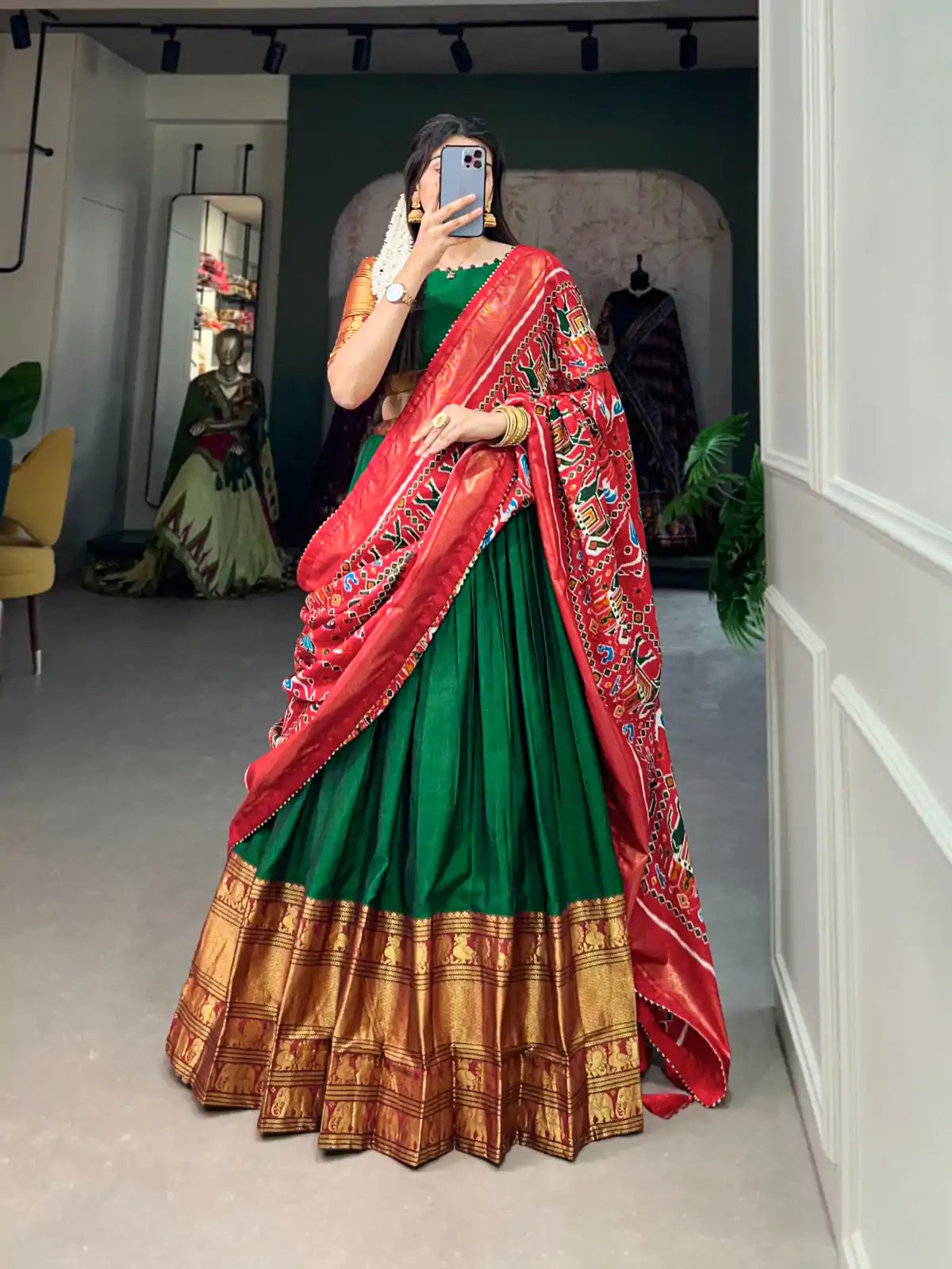 LNB 2040 Green Color Narayan Pet Zari Weaving Lehenga Choli Choli Festive Party Wedding, Events etc. Delivery 4-6 Working Days @1899/- | Lehenga, Bollywood Lehenga, Creative Lehenga, Designer Lehenga, Embroidered Lehenga, Party Wear Lehenga