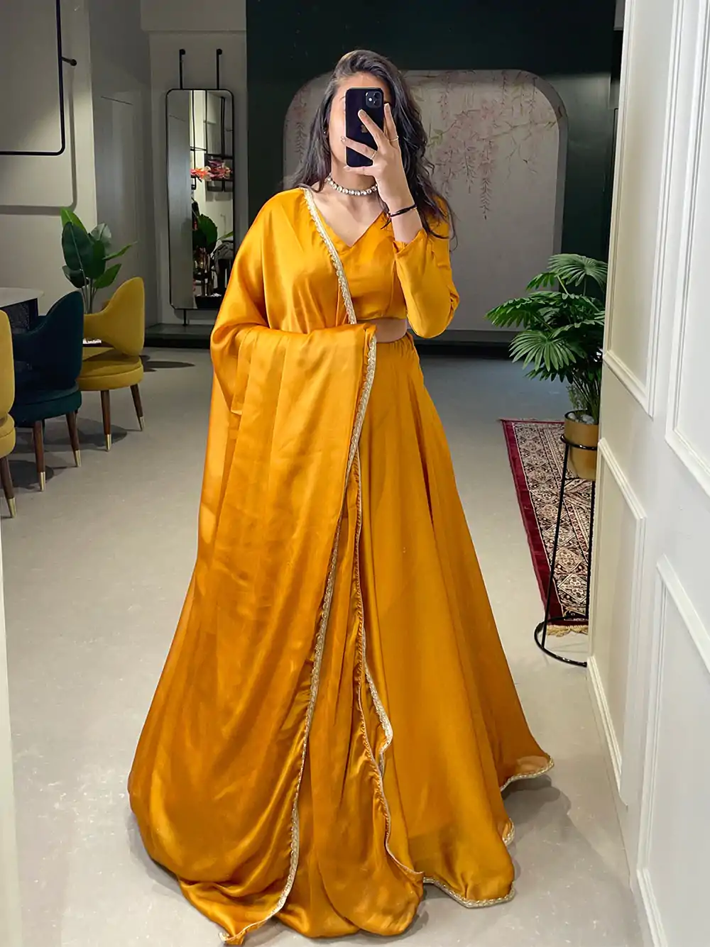 LNB 1227 Mustard Color Rangoli Silk Plain Lace Border Lehenga Choli Traditional Wear, Festive, Party, Wedding, Events etc. Expected 4-6 Working Days @1799/- | Lehenga, Bollywood Lehenga, Creative Lehenga, Designer Lehenga, Embroidered Lehenga, Party Wear Lehenga