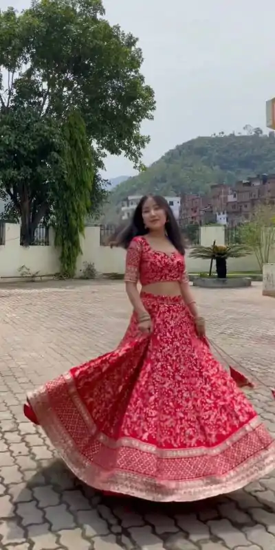 ZSR 3071 Pink Color Georgette Embroidery Sequence Lehenga Choli Lehenga Choli Wedding, Party, Events Etc. Expected Delivery 4-6 Working Days 2299/- | Lehenga, Bollywood Lehenga, Creative Lehenga, Designer Lehenga, Embroidered Lehenga, Party Wear Lehenga