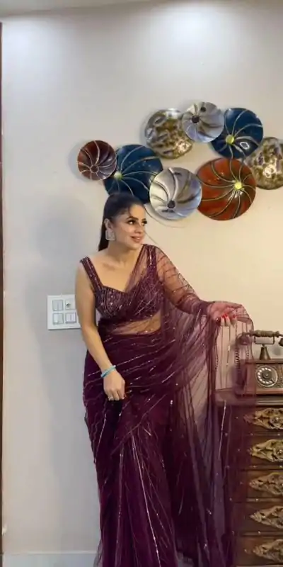 RTC 6472 Purple Color Georgette Thread Butterfly Soft Net Saree Wedding, Party, Festive, Events Etc. Expected Delivery 4-6 Working Days @1949/ | Designer Sarees, Embroidered Sarees, Straight Suits, Sarees, Bollywood Sarees, Creative Sarees, Ethnic Saree, Modern Digital sarees, Party Wear Sarees