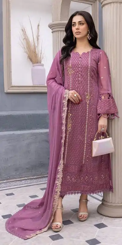 FC MARIA-A 1038 Purple Color Sequence Georgette Embroidery Salwar Suit Wedding, Party, Festive events, Expected Delivery  4-6 Working Days @2099 | Casual Suits, Salwar suit, Creative suits, Designer Suits, Palazzo Suits, Party Wear Suits, Patiala Suits, Straight Suits