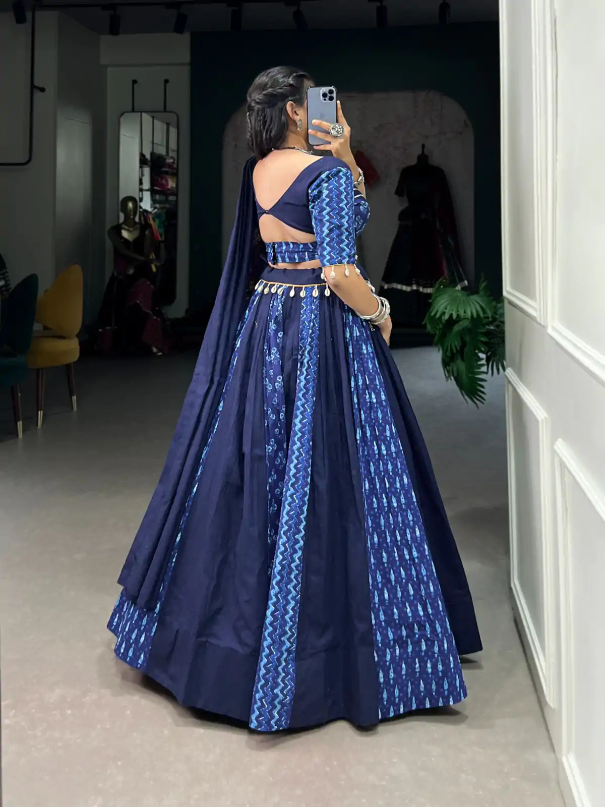LNB 1699 Blue Color Pure Cotton Floral Printed Lehenga Choli  Wedding, Party, Festive, Events Etc. Expected Delivery 4-6 Working Days @3699 | Lehenga, Bollywood Lehenga, Creative Lehenga, Designer Lehenga, Embroidered Lehenga, Party Wear Lehenga