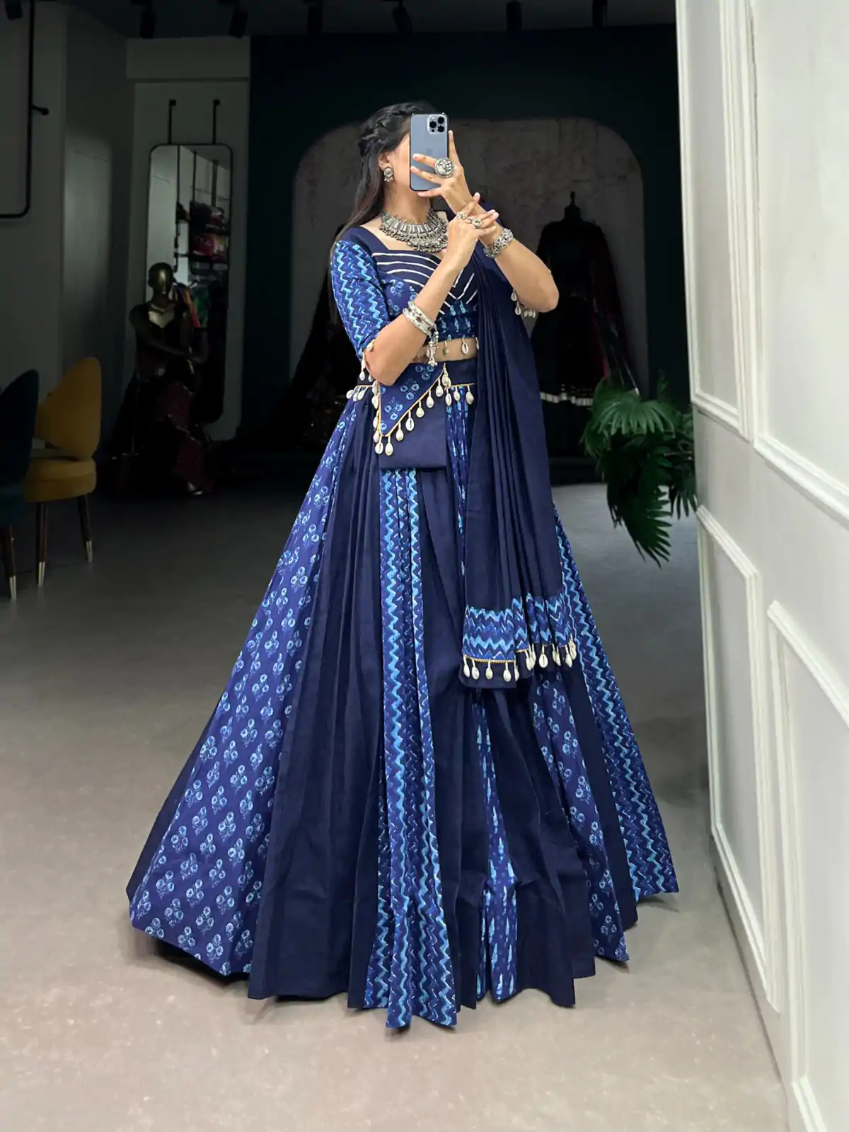 LNB 1699 Blue Color Pure Cotton Floral Printed Lehenga Choli  Wedding, Party, Festive, Events Etc. Expected Delivery 4-6 Working Days @3699 | Lehenga, Bollywood Lehenga, Creative Lehenga, Designer Lehenga, Embroidered Lehenga, Party Wear Lehenga
