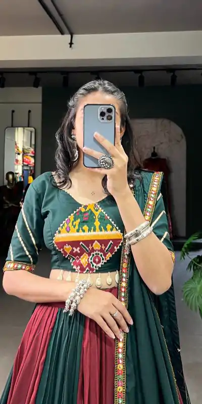 LNB 1617 Green Color Rayon Printed Silk Work Lehenga Choli Festive Party Wedding, Events etc. Delivery 4-6 Working Days @4399/- | Lehenga, Bollywood Lehenga, Creative Lehenga, Designer Lehenga, Embroidered Lehenga, Party Wear Lehenga