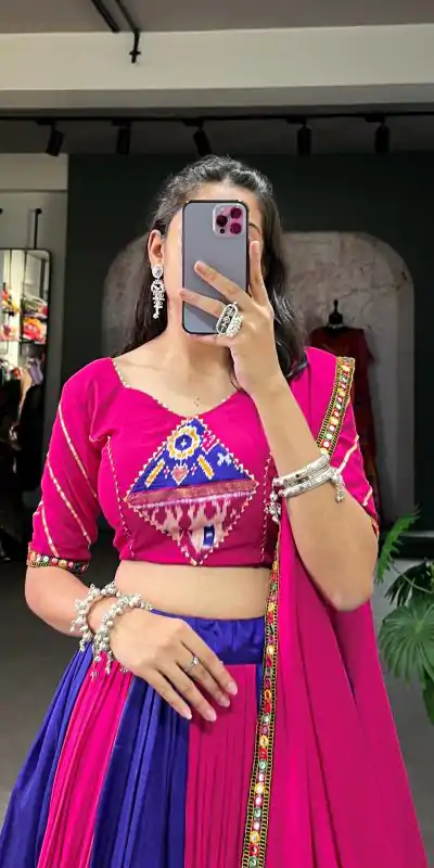 LNB 1617 Royal Blue Color Rayon Printed Silk Work Lehenga Choli Festive Party Wedding, Events etc. Delivery 4-6 Working Days @4399/- | Lehenga, Bollywood Lehenga, Creative Lehenga, Designer Lehenga, Embroidered Lehenga, Party Wear Lehenga