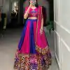 LNB 1617 Royal Blue Color Rayon Printed Silk Work Lehenga Choli Festive Party Wedding, Events etc. Delivery 4-6 Working Days @4399/- | Lehenga, Bollywood Lehenga, Creative Lehenga, Designer Lehenga, Embroidered Lehenga, Party Wear Lehenga