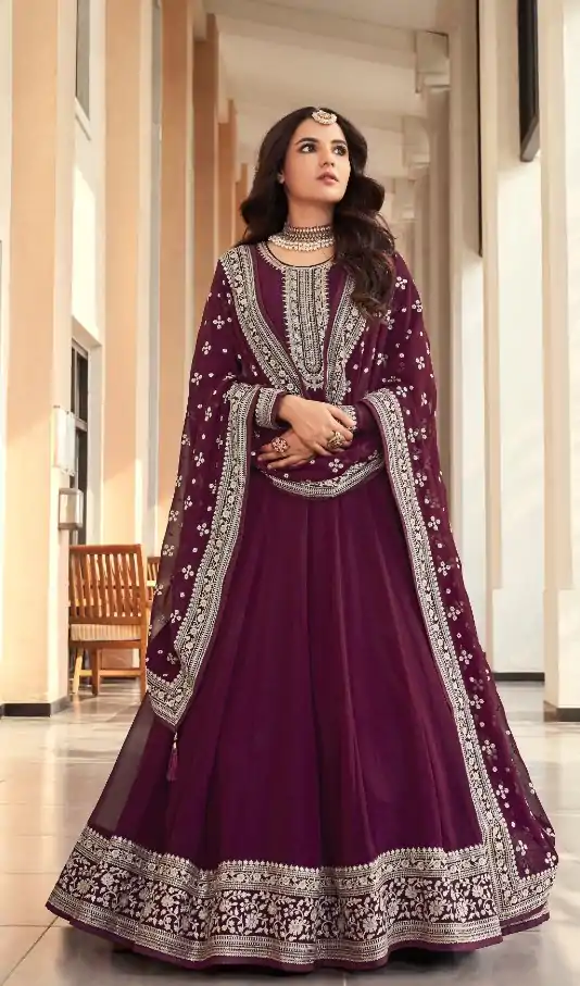 FC AM 16063 Wine Color Vaishnavi Net Embroidery Salwar Suit Wedding, Party, Festive events, Expected Delivery  4-6 Working Days @2649 | Casual Suits, Salwar suit, Creative suits, Designer Suits, Palazzo Suits, Party Wear Suits, Patiala Suits, Straight Suits