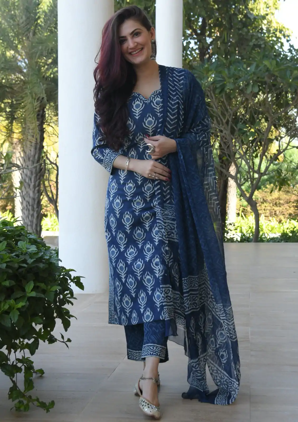 DDH INDIGO Blue Color Viscose Rayon Printed Work Kurti Casual, Party, Wedding, Festive, Events Etc.  Expected Delivery 4-6 Working Days @1549/- | Kurti, Bollywood Kurti, Creative Kurtis, Designer Kurti, Party Wear Kurti, Selfie Kurti