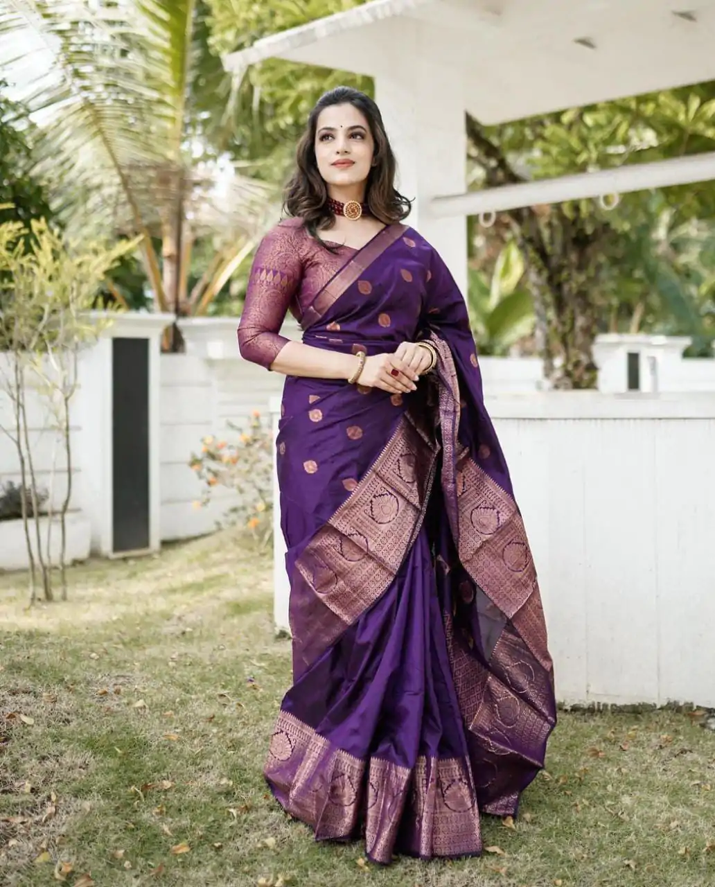 ES 8163 Royal Blue Color Soft Lichi Silk Butti Work Saree Casual, Wedding, Party, Festive, Events Etc. Expected Delivery 4-6 Working Days @1399/- | Designer Sarees, Embroidered Sarees, Sarees, Bollywood Sarees, Creative Sarees, Ethnic Saree, Modern Digital sarees, Party Wear Sarees