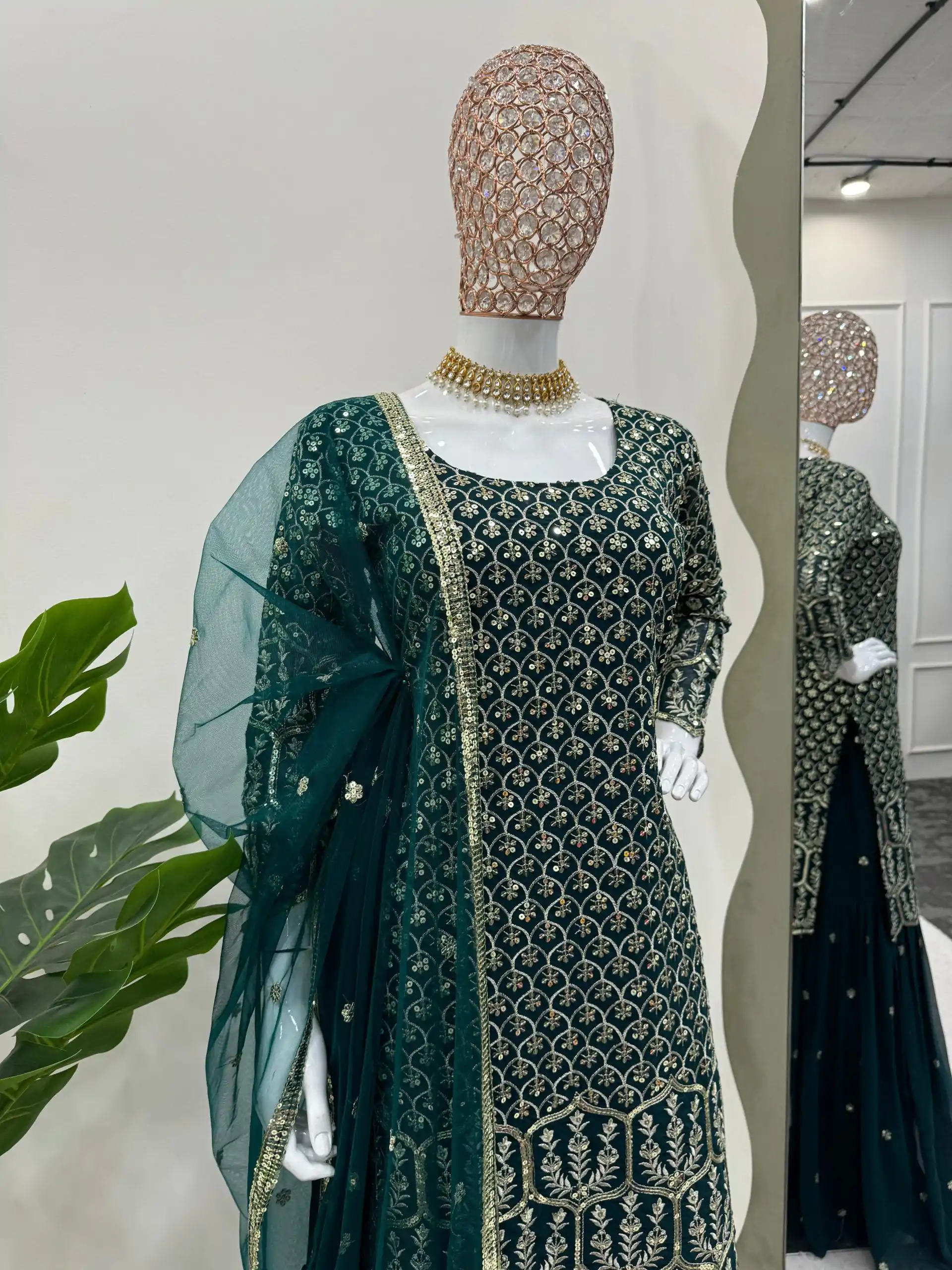 KD 1466 Pink Color Georgette Sequence Thread Work Salwar Suit Casual, Party, Festive, Events Wedding Etc.  Expected Delivery 4-6 Working Days @2349/- | Casual Suits, Salwar suit, Creative suits, Designer Suits, Palazzo Suits, Party Wear Suits, Straight Suits