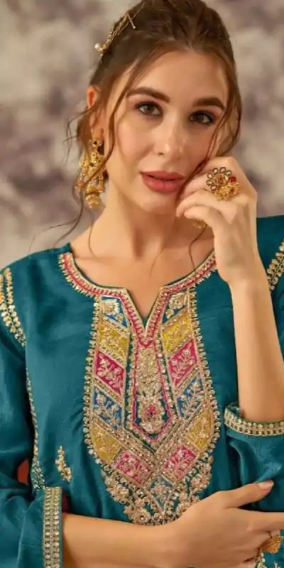 FC Pakistani 1086 Blue Color Vichitra Embroidery Codding Sequence Salwar Suit Wedding, Party, Festive events, Expected Delivery  4-6 Working Days @2399 | Casual Suits, Salwar suit, Creative suits, Designer Suits, Palazzo Suits, Party Wear Suits, Patiala Suits, Straight Suits