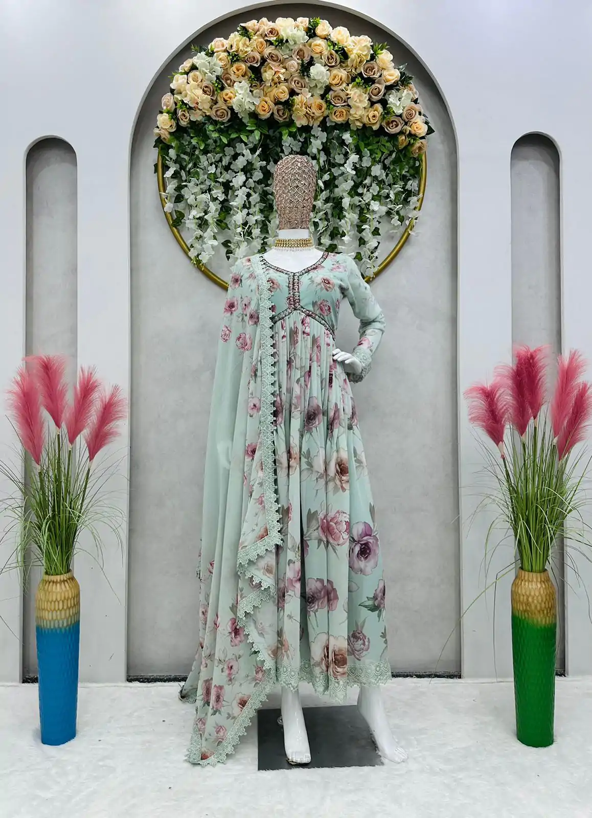 KD 1342 Light Blue Color Georgette Digital Printed Salwar Suit Casual, Party, Festive, Events Wedding Etc.  Expected Delivery 4-6 Working Days @2049/- | Casual Suits, Salwar suit, Creative suits, Designer Suits, Palazzo Suits, Party Wear Suits, Straight Suits