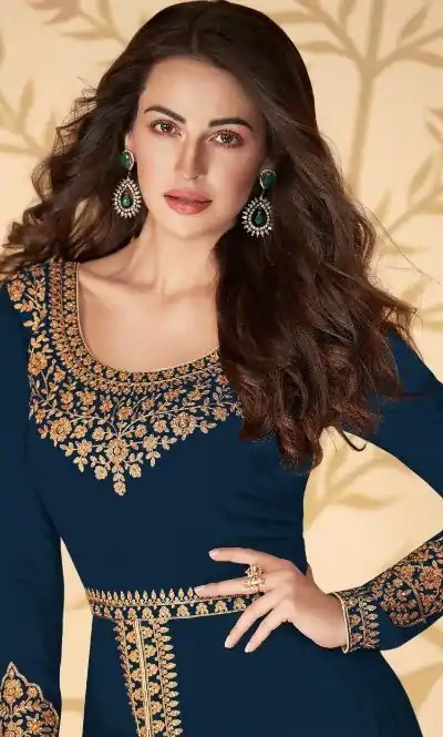 FC ASHIRWAD 7216 Navy Blue Color Georgette Embroidery Sharara Suit Wedding, Party, Festive Expected Delivery 4-6 Working Days  @2299/- | Casual Suits, Jump Suits, Salwar suit, Creative suits, Designer Suits, Palazzo Suits, Party Wear Suits, Patiala Suits, Straight Suits