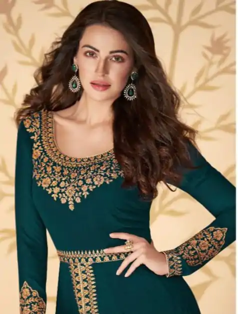 FC ASHIRWAD 7216 Peacock Green Color Georgette Embroidery Sharara Suit Wedding, Party, Festive Expected Delivery 4-6 Working Days  @2299/- | Casual Suits, Jump Suits, Salwar suit, Creative suits, Designer Suits, Palazzo Suits, Party Wear Suits, Patiala Suits, Straight Suits