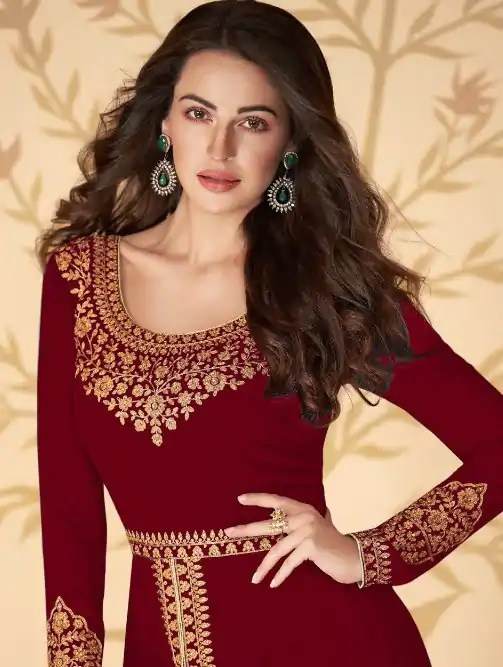 FC ASHIRWAD 7216 Red Color Georgette Embroidery Sharara Suit Wedding, Party, Festive Expected Delivery 4-6 Working Days  @2299/- | Casual Suits, Jump Suits, Salwar suit, Creative suits, Designer Suits, Palazzo Suits, Party Wear Suits, Patiala Suits, Straight Suits