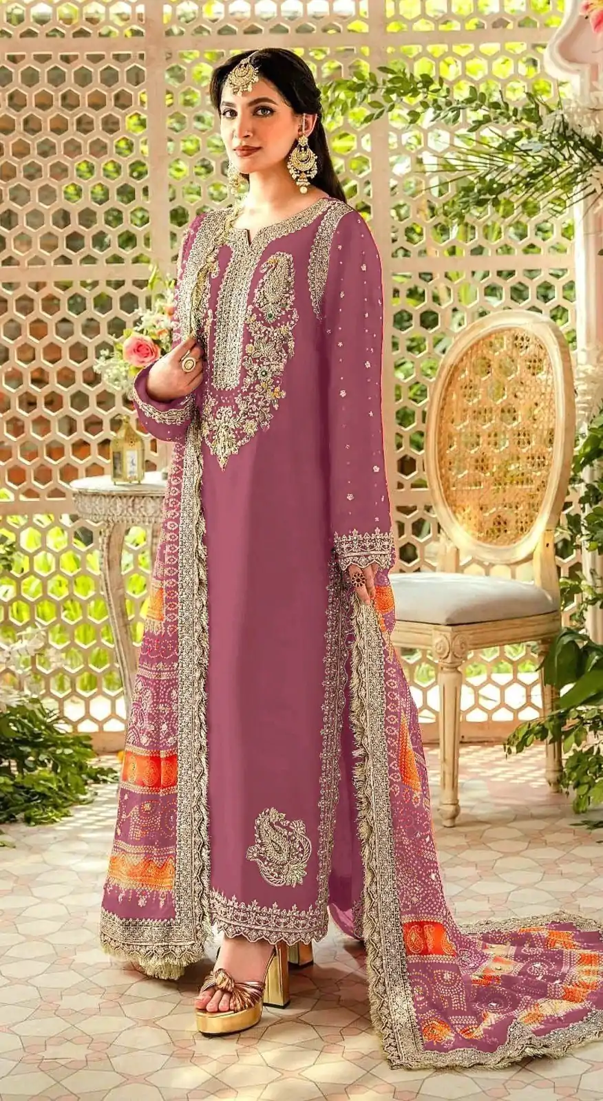 FC MARIA-A 1074 Pink Color Georgette Embroidery Work Salwar Suit Wedding, Party, Festive events, Expected Delivery  4-6 Working Days @2149 | Casual Suits, Salwar suit, Creative suits, Designer Suits, Palazzo Suits, Party Wear Suits, Patiala Suits, Straight Suits