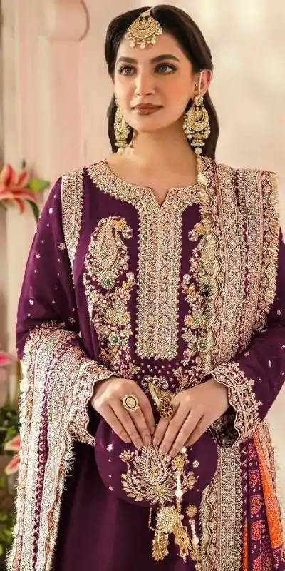 FC MARIA-A 1074 Purple Color Georgette Embroidery Work Salwar Suit Wedding, Party, Festive events, Expected Delivery  4-6 Working Days @2149 | Casual Suits, Salwar suit, Creative suits, Designer Suits, Palazzo Suits, Party Wear Suits, Patiala Suits, Straight Suits