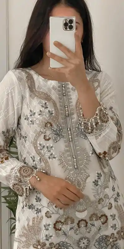 BE 258 White Color Georgette Sequence Embroidery Salwar Suit Wedding, Party, Festive events, etc. Expected Delivery 4-6 Working Days @2399/- | Casual Suits, Salwar suit, Creative suits, Designer Suits, Palazzo Suits, Party Wear Suits, Patiala Suits, Straight Suits