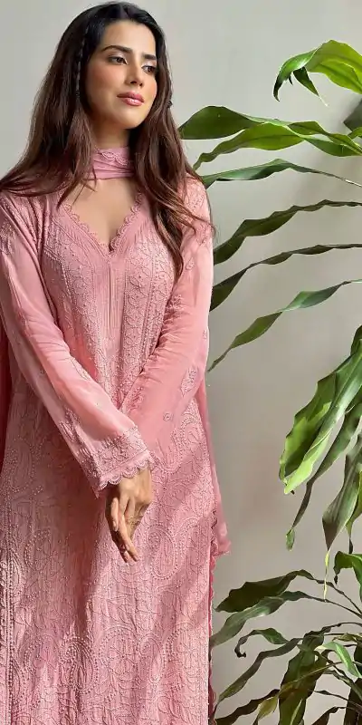 BE 170 Baby Pink Color Georgette Thread Embroidery Salwar Suit Wedding, Party, Festive events, etc.  Expected Delivery  4-6 Working Days @1999/- | Casual Suits, Salwar suit, Creative suits, Designer Suits, Palazzo Suits, Party Wear Suits, Patiala Suits, Straight Suits