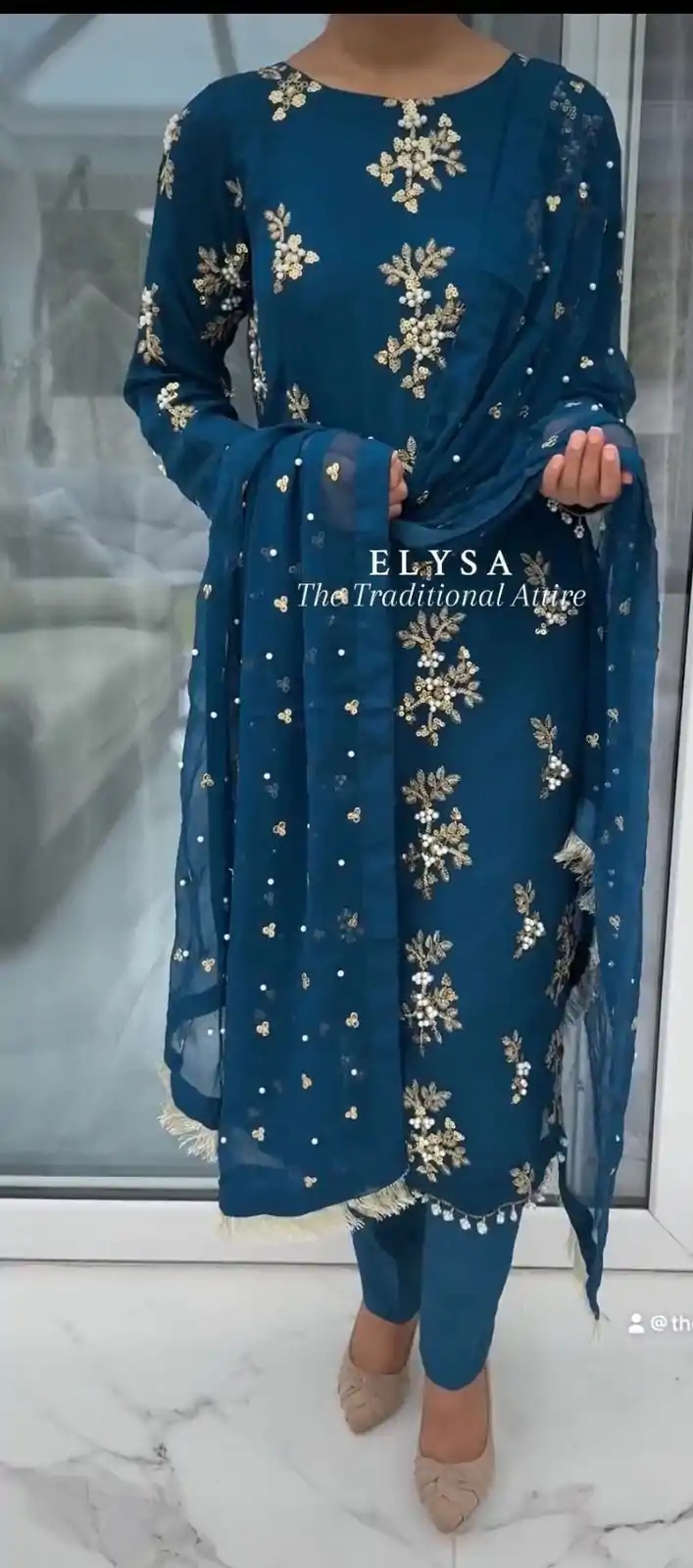 VLM 209 Blue Color Georgette Embroidery Sequence Salwar Suit Wedding, Party, Festive, Events Expected Delivery 4-6 Working Days @ 1999/- Only | Casual Suits, Salwar suit, Creative suits, Designer Suits, Party Wear Suits, Straight Suits