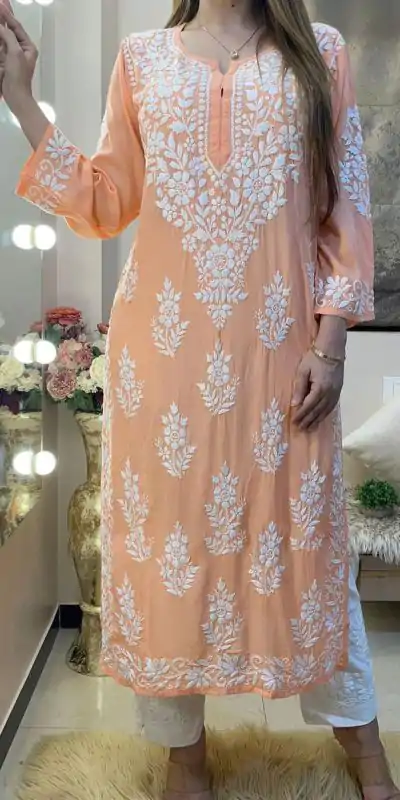 RTC 5690 Orange Color Rayon Chine Stitched Work Salwar Suit Casual, Wedding, Festive, Events Etc. Expected Delivery 4-6 Working Days @1599/- | Casual Suits, Jump Suits, Salwar suit, Creative suits, Designer Suits, Palazzo Suits, Party Wear Suits, Patiala Suits, Straight Suits