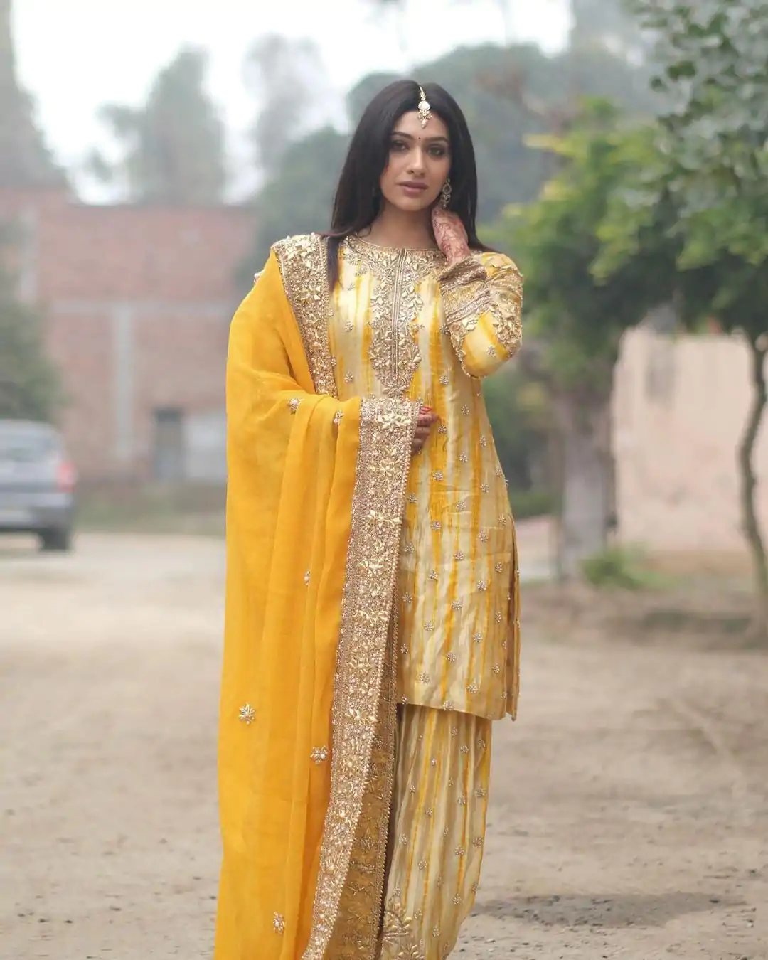 SSR 480 Yellow Color Chinnon Embroidery Sequence Salwar Suit Wedding, Party, Festive, Events Expected Delivery 4-6 Working Days @ 2499/- | Casual Suits, Jump Suits, Salwar suit, Creative suits, Designer Suits, Palazzo Suits, Party Wear Suits, Patiala Suits, Straight Suits