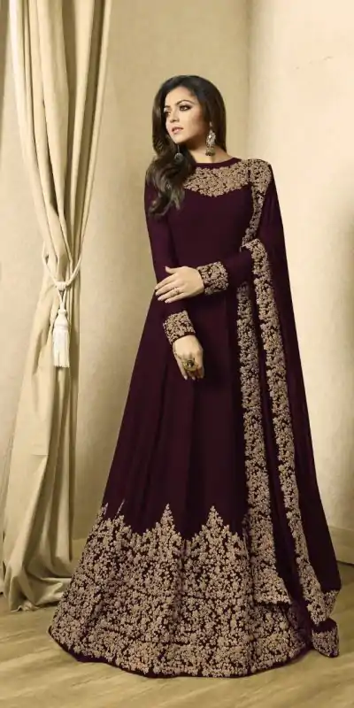 FC TL 1701 Maroon Color Georgette Cording Embroidery Sharara Suit Wedding, Party, Festive Expected Delivery 4-6 Working Days  @1749/- | Casual Suits, Jump Suits, Salwar suit, Creative suits, Designer Suits, Palazzo Suits, Party Wear Suits, Patiala Suits, Straight Suits