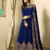 FC TL 1701 Royal Blue Color Georgette Cording Embroidery Sharara Suit Wedding, Party, Festive Expected Delivery 4-6 Working Days  @1749/- | Casual Suits, Jump Suits, Salwar suit, Creative suits, Designer Suits, Palazzo Suits, Party Wear Suits, Patiala Suits, Straight Suits