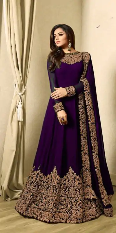 FC TL 1701 Violet Color Georgette Cording Embroidery Sharara Suit Wedding, Party, Festive Expected Delivery 4-6 Working Days  @1749/- | Casual Suits, Jump Suits, Salwar suit, Creative suits, Designer Suits, Palazzo Suits, Party Wear Suits, Patiala Suits, Straight Suits
