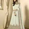 FC TL 1701 White Color Georgette Cording Embroidery Sharara Suit Wedding, Party, Festive Expected Delivery 4-6 Working Days  @1749/- | Casual Suits, Jump Suits, Salwar suit, Creative suits, Designer Suits, Palazzo Suits, Party Wear Suits, Patiala Suits, Straight Suits