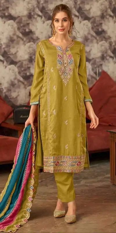 FC Pakistani 1086 Mustard Color Vichitra Embroidery Codding Sequence Salwar Suit Wedding, Party, Festive events, Expected Delivery 4-6 Working Days @2399 | Casual Suits, Salwar suit, Creative suits, Designer Suits, Palazzo Suits, Party Wear Suits, Patiala Suits, Straight Suits