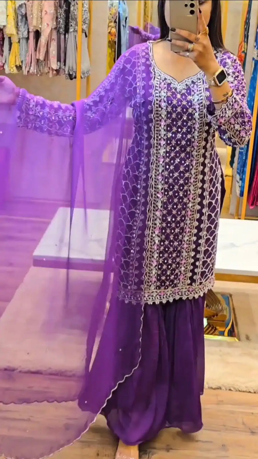 1RTC 5722 Violet Color Chinon Silk Thread With Sequence Salwar Suit Wedding, Party, Festive, Events Etc. Expected Delivery 4-6 Working Days @2149/- | Casual Suits, Jump Suits, Salwar suit, Creative suits, Designer Suits, Palazzo Suits, Party Wear Suits, Patiala Suits, Straight Suits