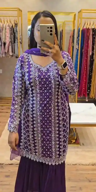 1RTC 5722 Violet Color Chinon Silk Thread With Sequence Salwar Suit Wedding, Party, Festive, Events Etc. Expected Delivery 4-6 Working Days @2149/- | Casual Suits, Jump Suits, Salwar suit, Creative suits, Designer Suits, Palazzo Suits, Party Wear Suits, Patiala Suits, Straight Suits