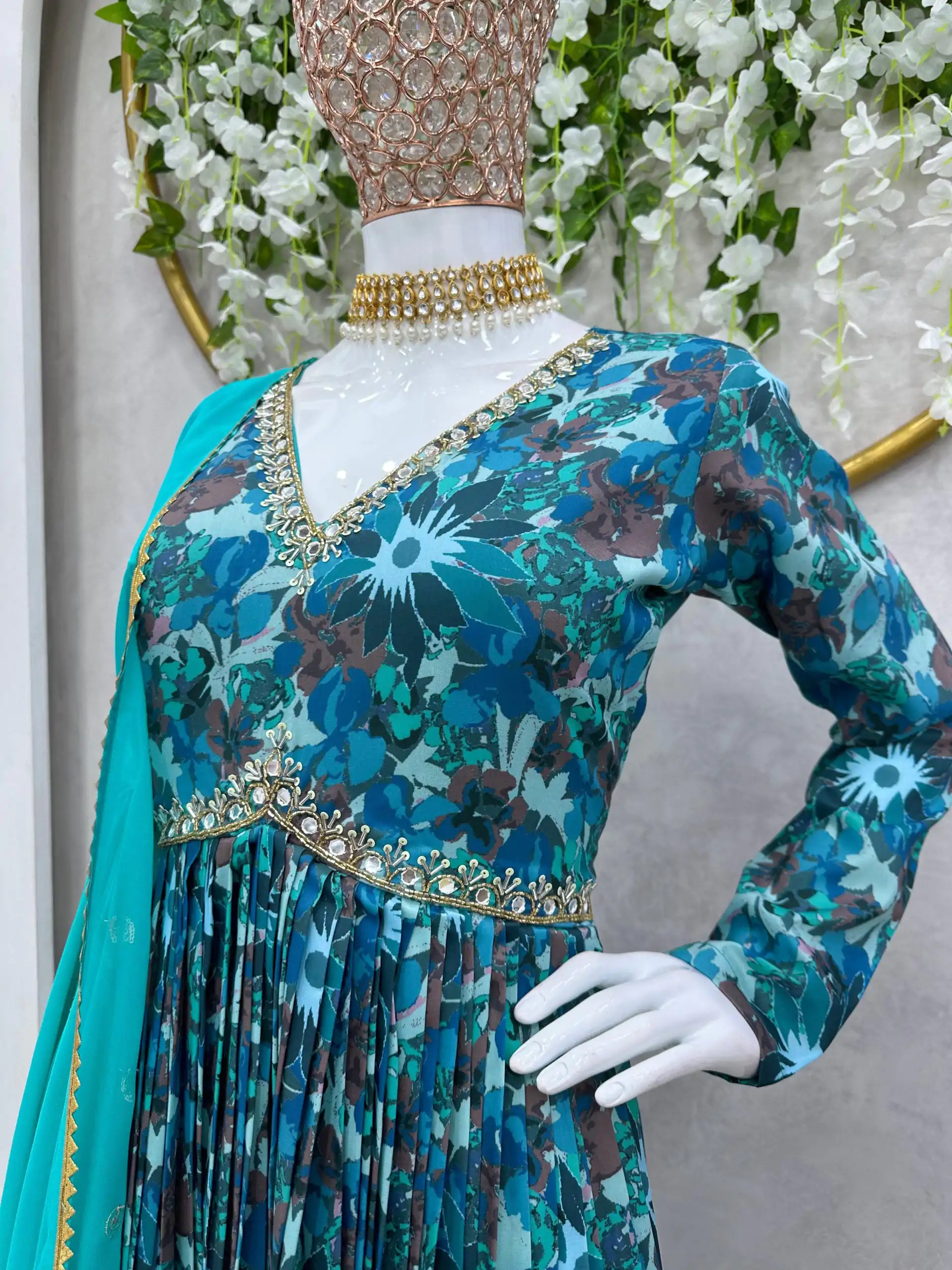 RTC 5649 Blue Color Maslin Silk Digital Printed Salwar Suit Wedding, Party, Festive, Events Etc. Expected Delivery 4-6 Working Days @2049/- | Casual Suits, Jump Suits, Salwar suit, Creative suits, Designer Suits, Palazzo Suits, Party Wear Suits, Patiala Suits, Straight Suits