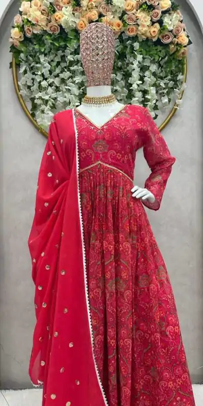 RTC 5575 Pink Color Foix Georgette Digital Printed Salwar Suit Wedding, Party, Festive, Events Etc. Expected Delivery 4-6 Working Days @2049/- | Casual Suits, Salwar suit, Creative suits, Designer Suits, Palazzo Suits, Party Wear Suits, Patiala Suits, Straight Suits